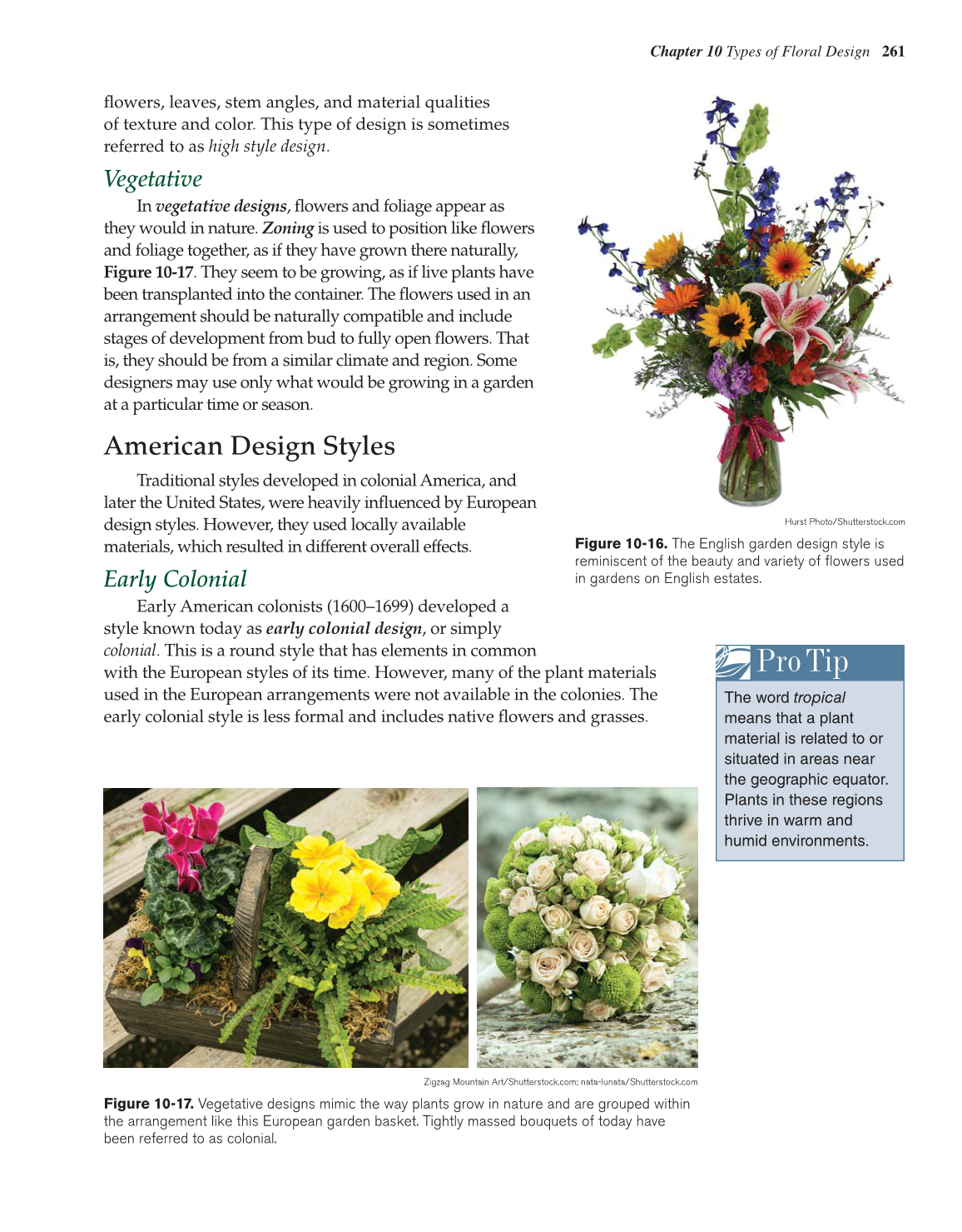 Principles of Floral Design, 1st Edition page 261