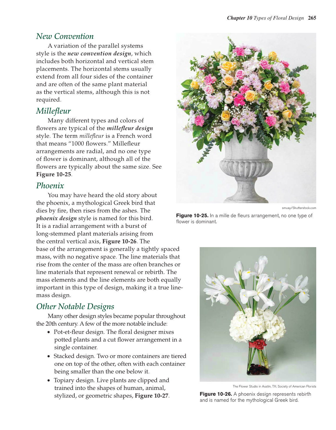Principles of Floral Design, 1st Edition page 265