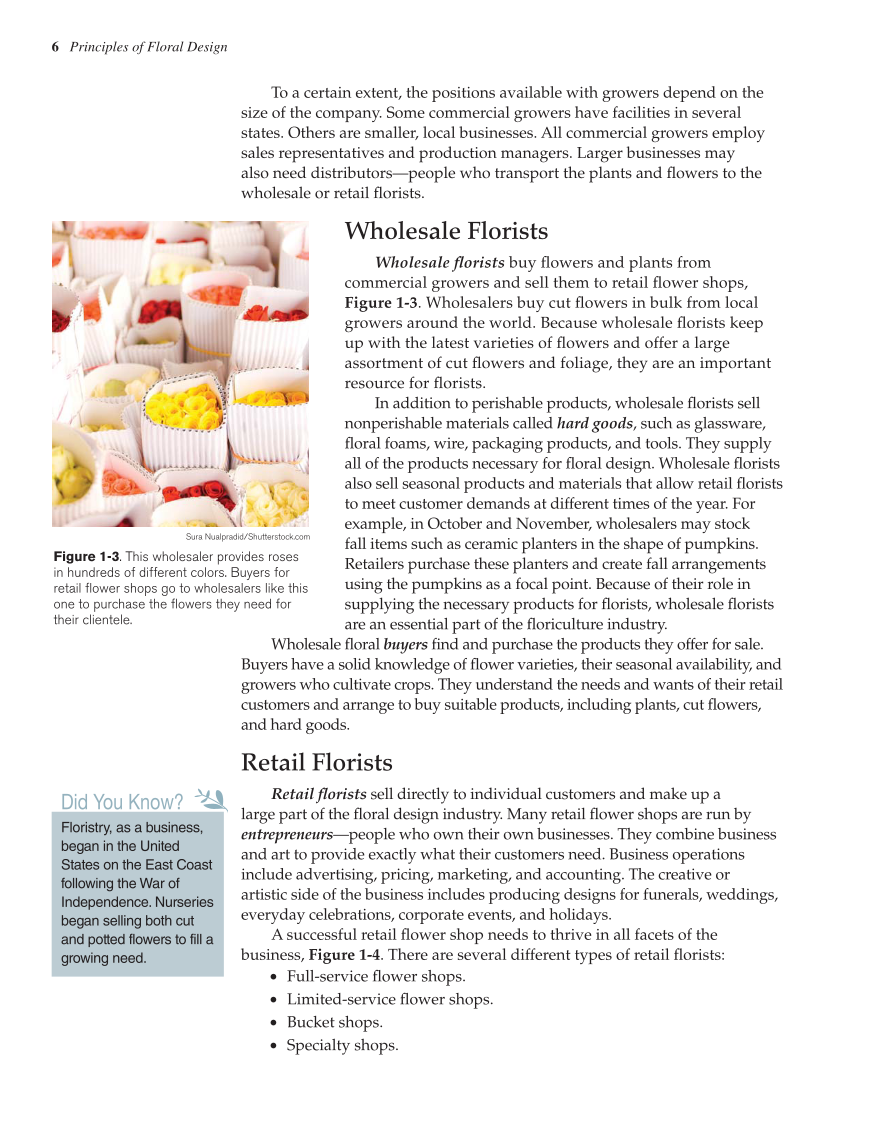Principles of Floral Design, 1st Edition page 6