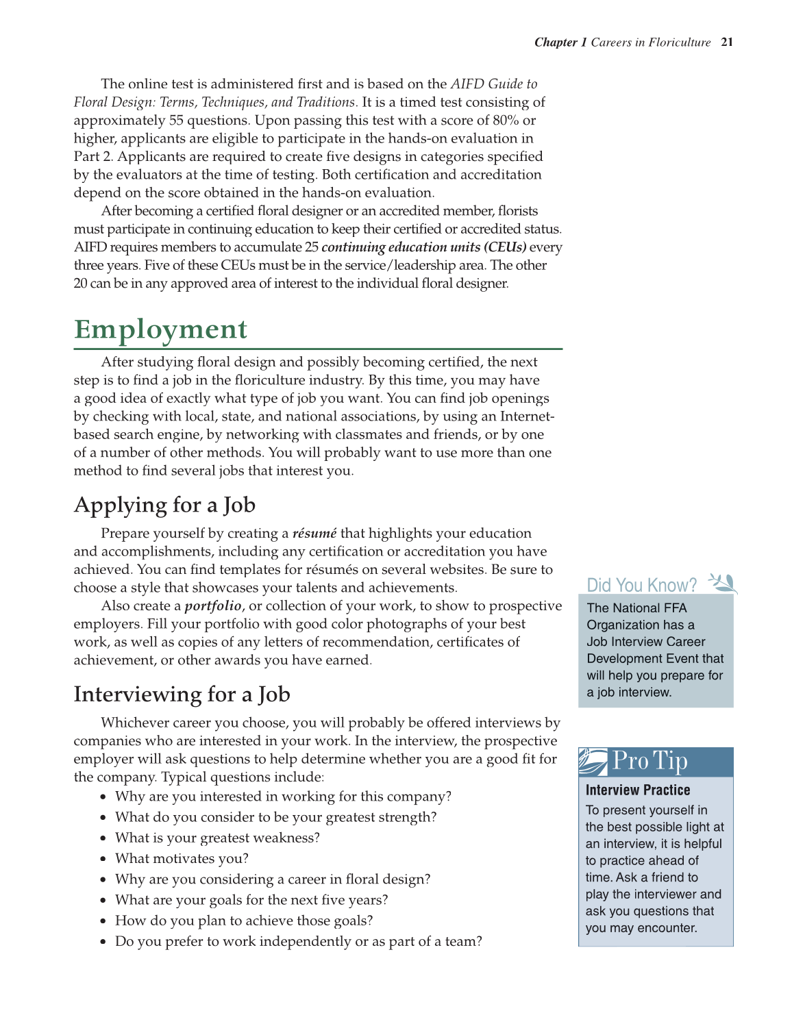 Principles of Floral Design, 1st Edition page 21