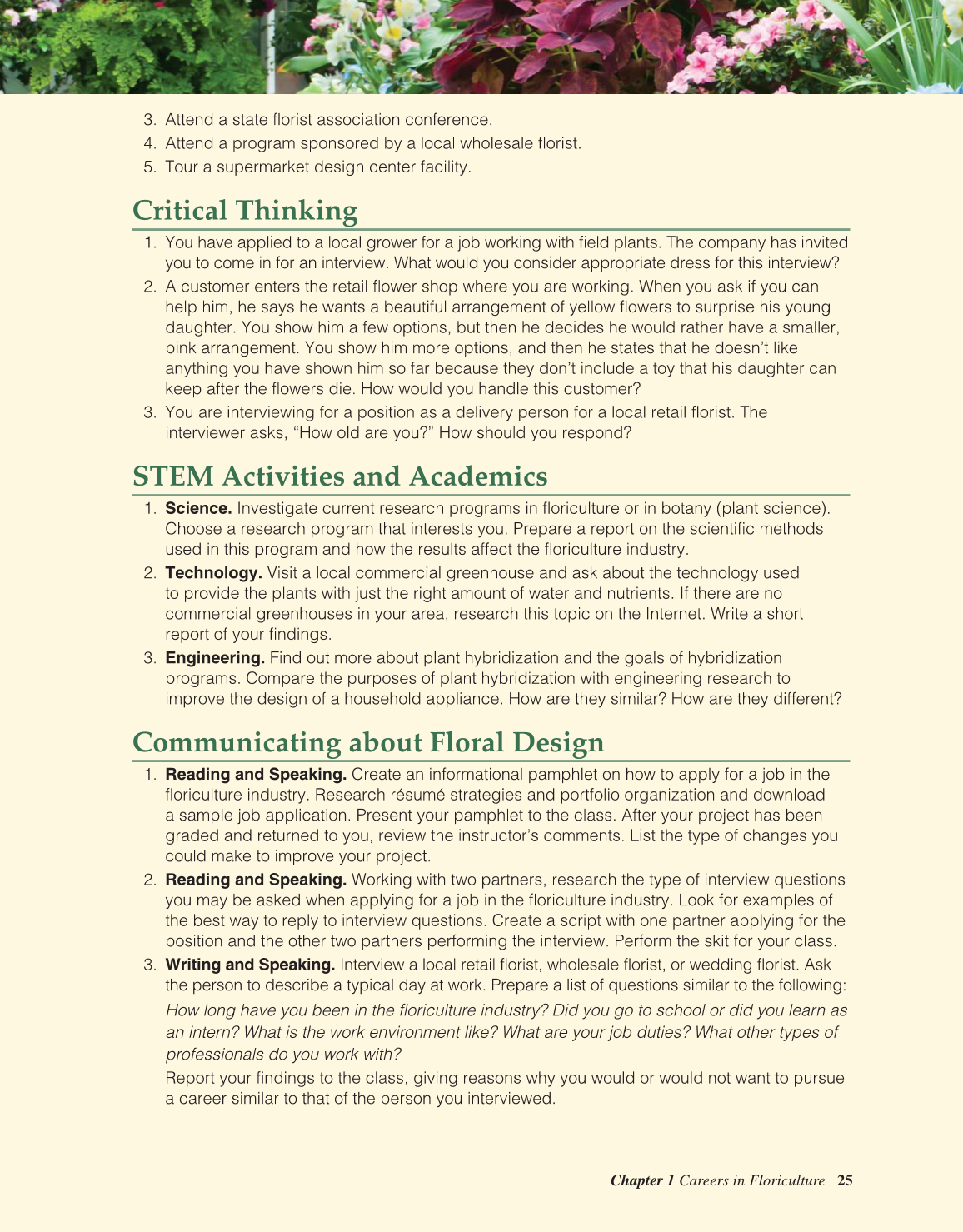 Principles of Floral Design, 1st Edition page 25