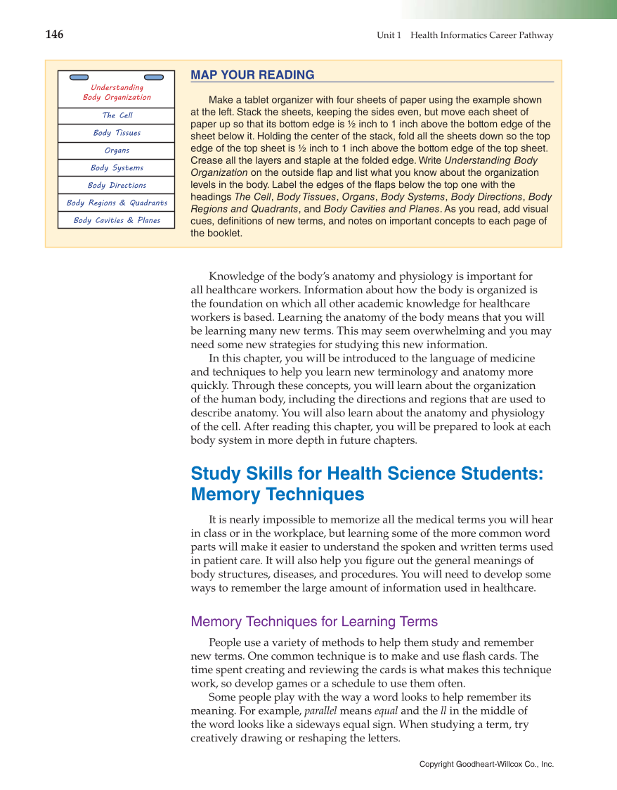 Introduction to Health Science: Pathways to Your Future, 1st Edition page 146