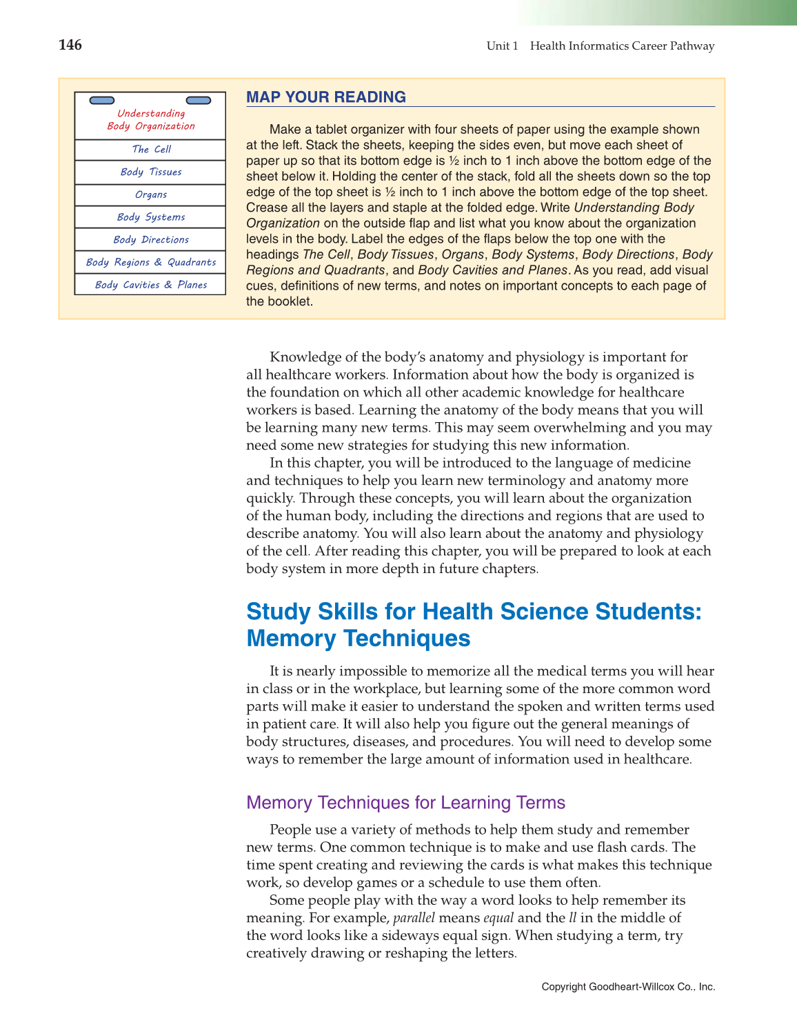 Introduction to Health Science: Pathways to Your Future, 1st Edition page 146