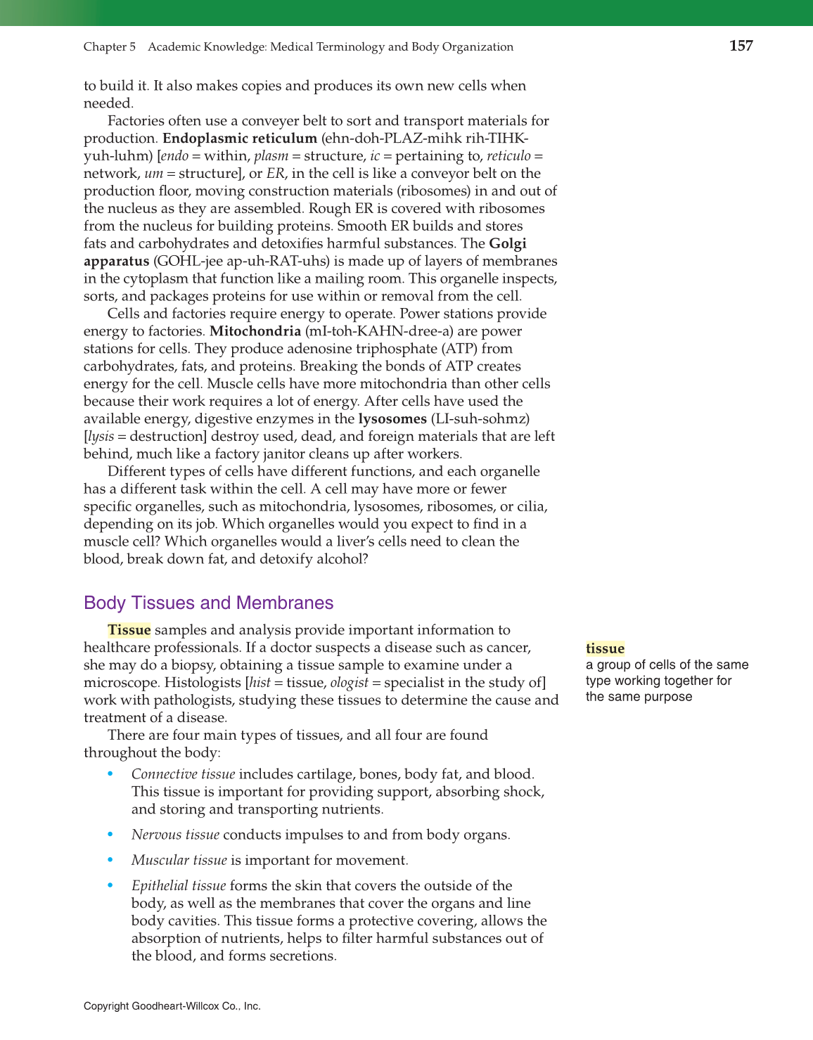 Introduction to Health Science: Pathways to Your Future, 1st Edition page 157