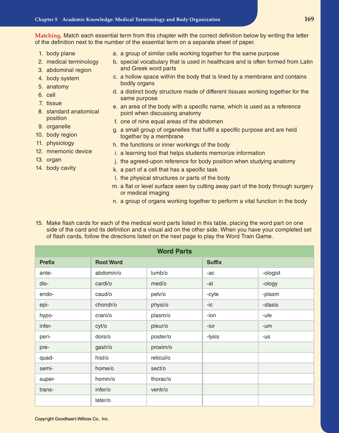 Introduction to Health Science: Pathways to Your Future, 1st Edition page 169