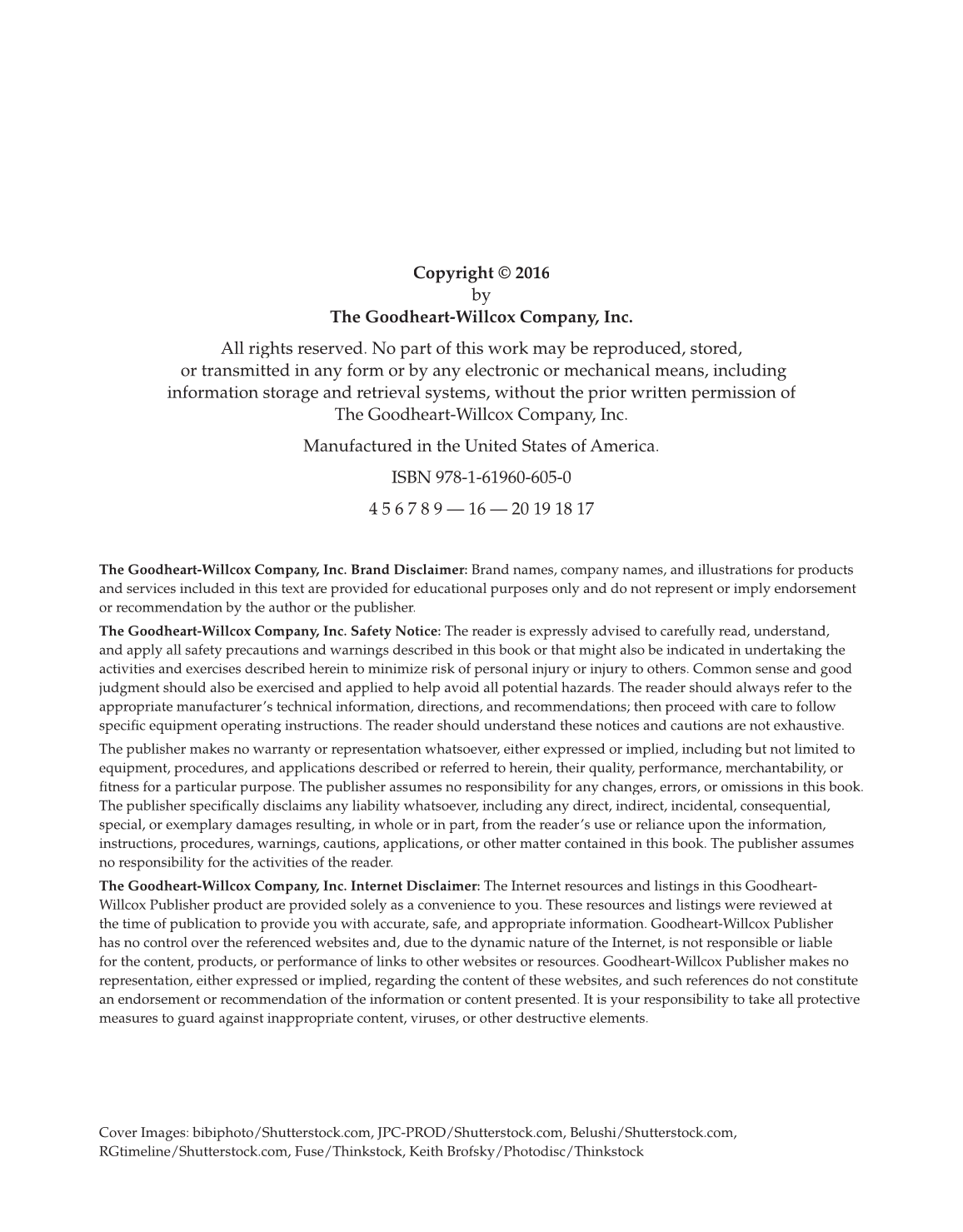 Introduction to Health Science: Pathways to Your Future, 1st Edition page ii