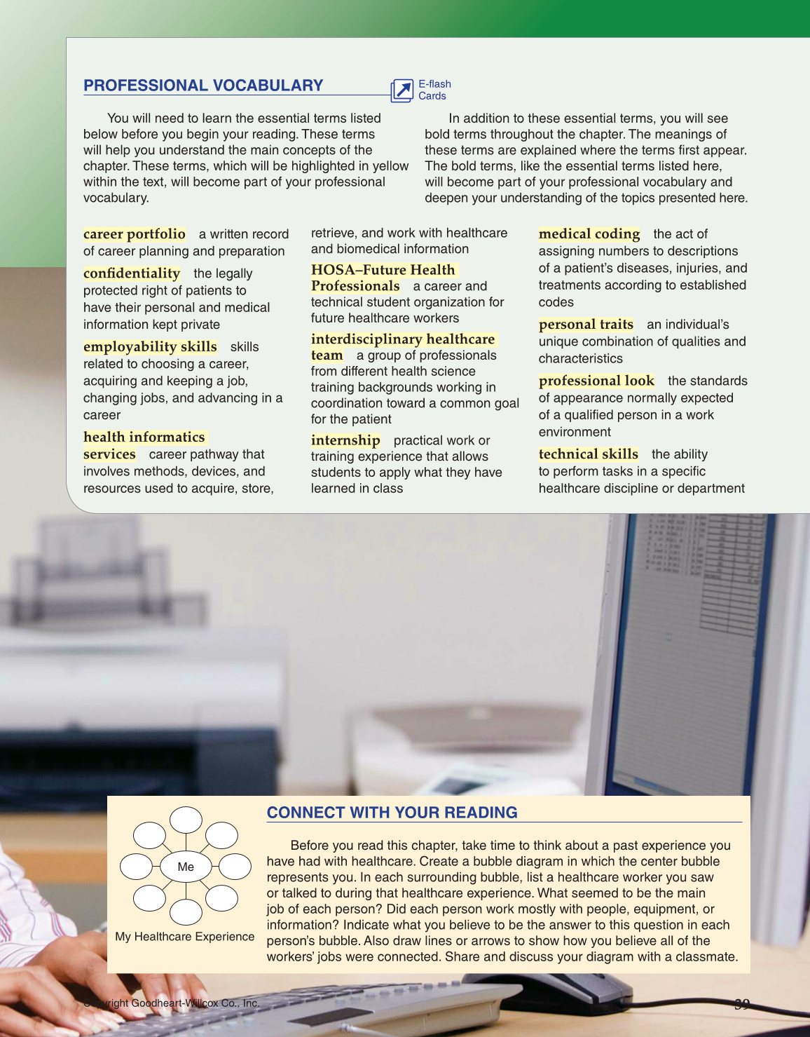 Introduction to Health Science: Pathways to Your Future, 1st Edition page 39