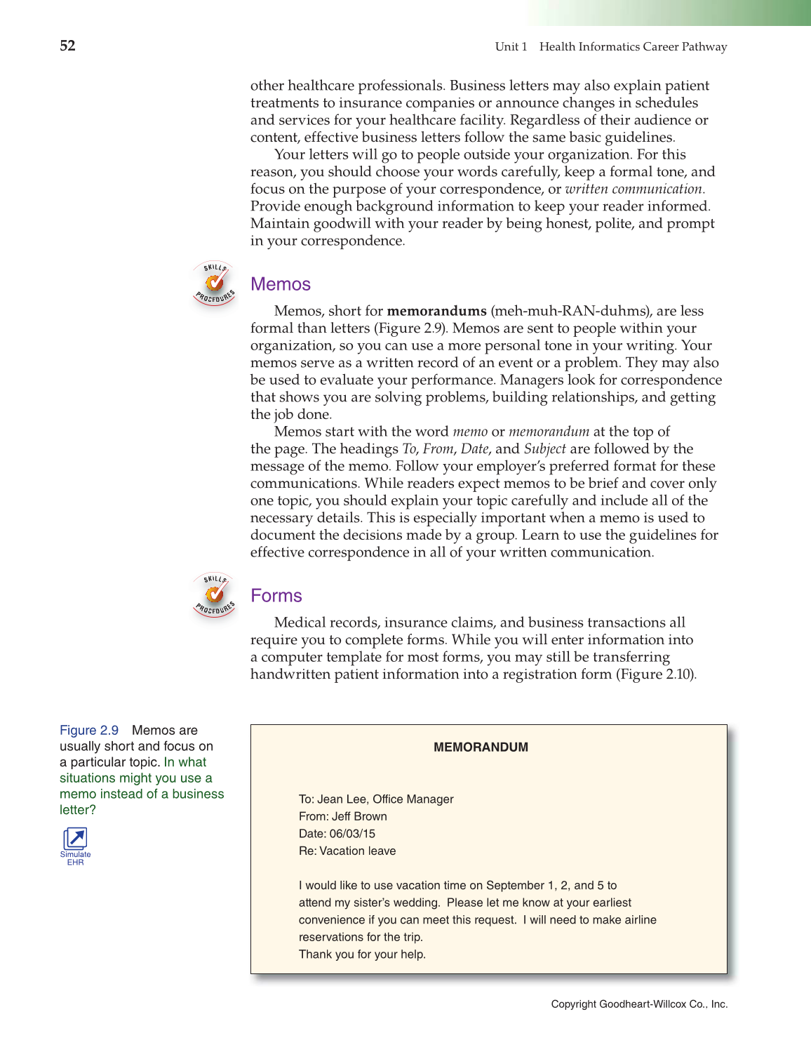 Introduction to Health Science: Pathways to Your Future, 1st Edition page 52
