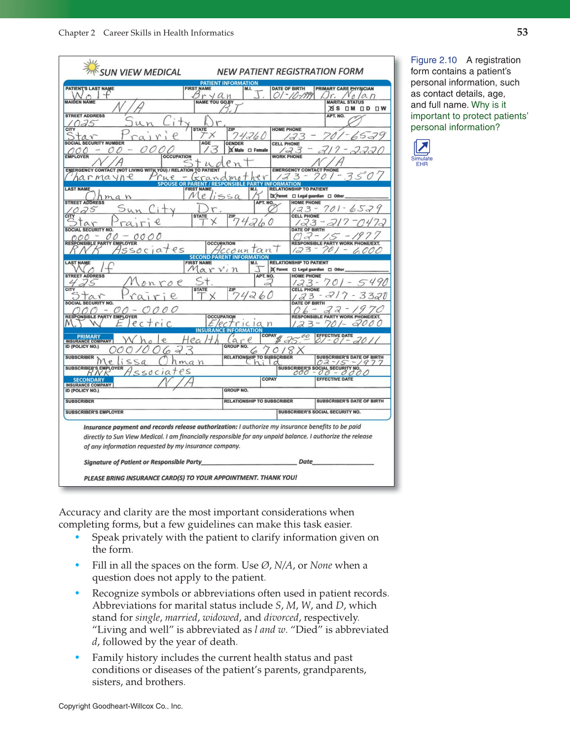 Introduction to Health Science: Pathways to Your Future, 1st Edition page 53