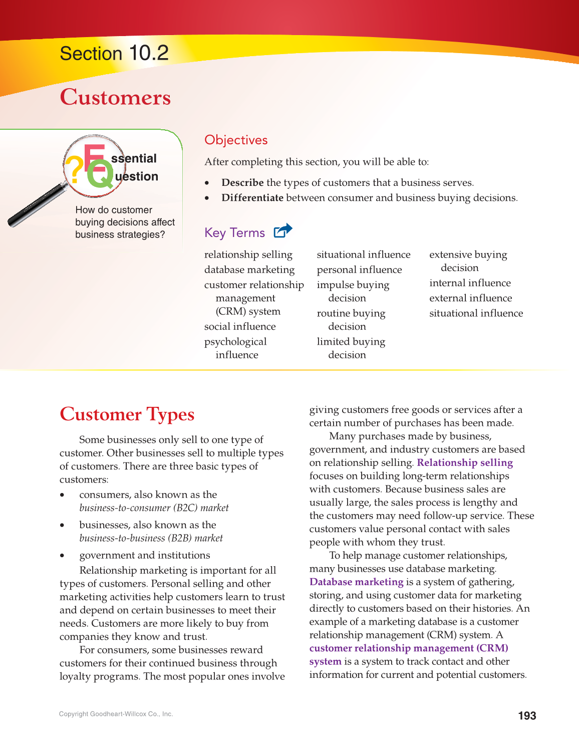 Principles of Business, Marketing, and Finance, 1st Edition page 193