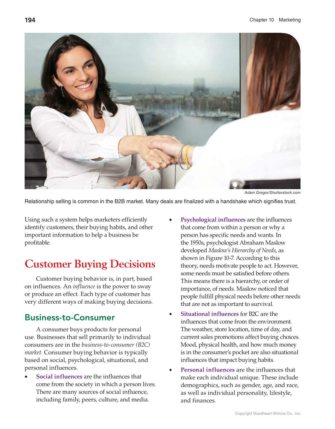 Principles of Business, Marketing, and Finance, 1st Edition page 194