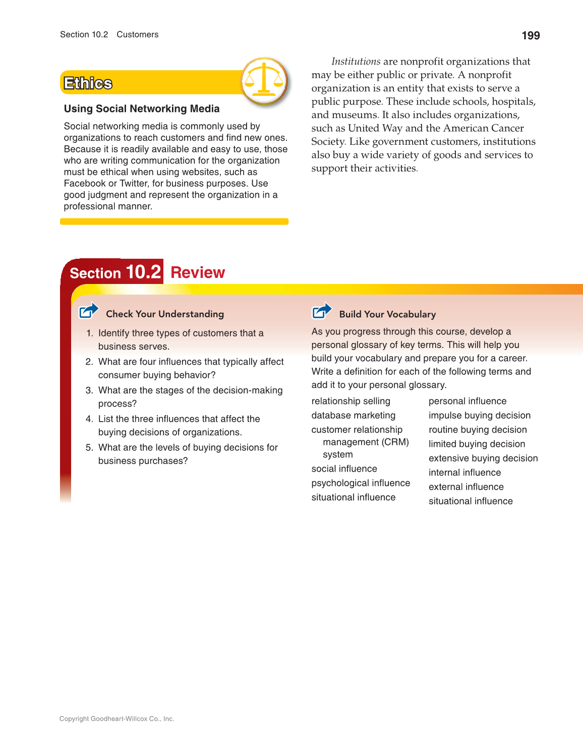 Principles of Business, Marketing, and Finance, 1st Edition page 199