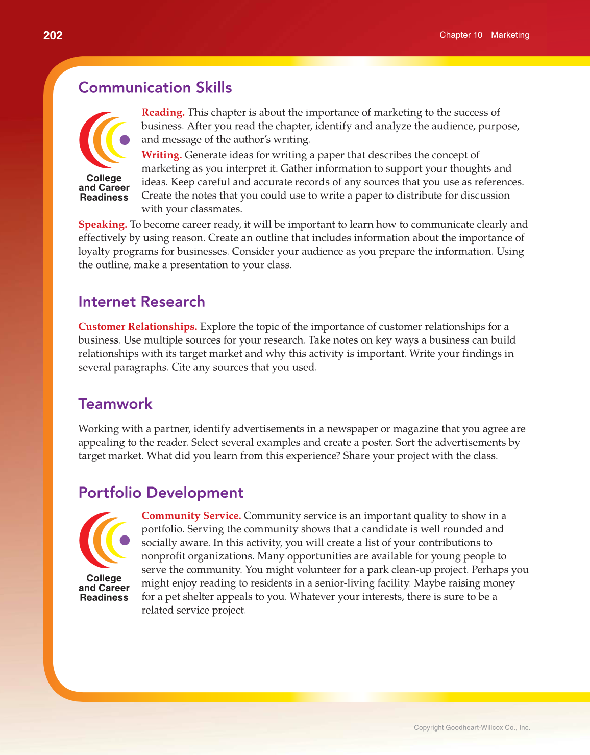 Principles of Business, Marketing, and Finance, 1st Edition page 202