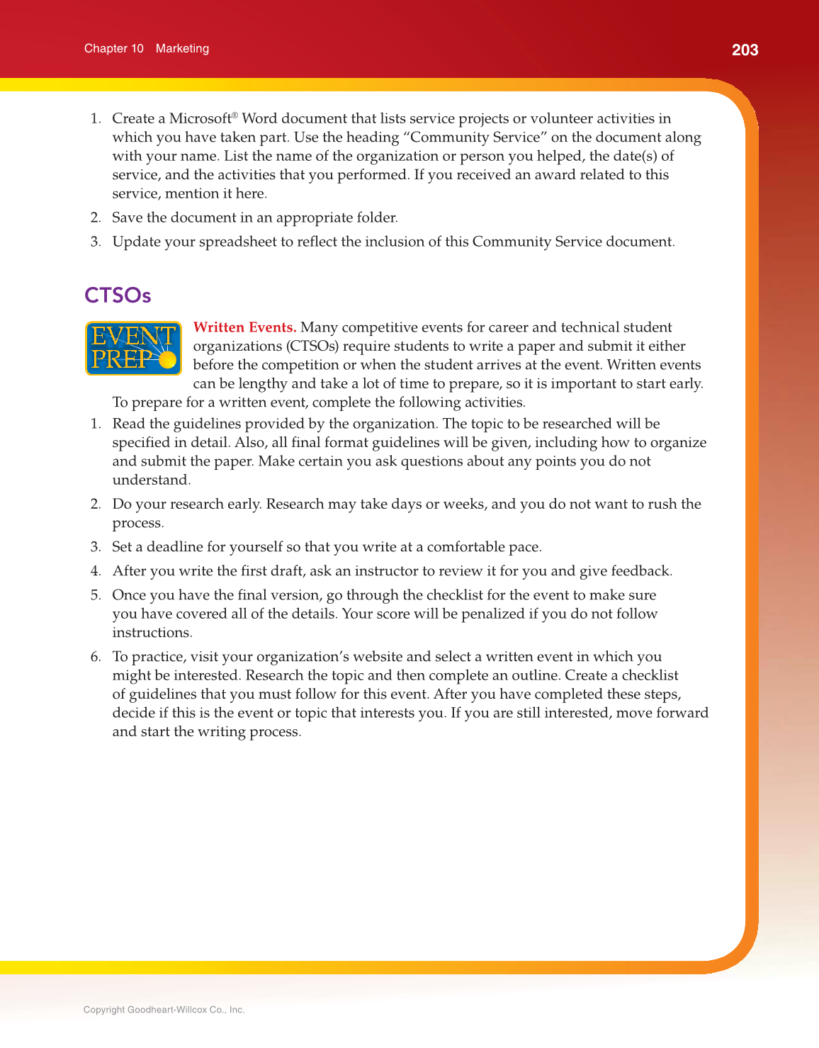 Principles of Business, Marketing, and Finance, 1st Edition page 203