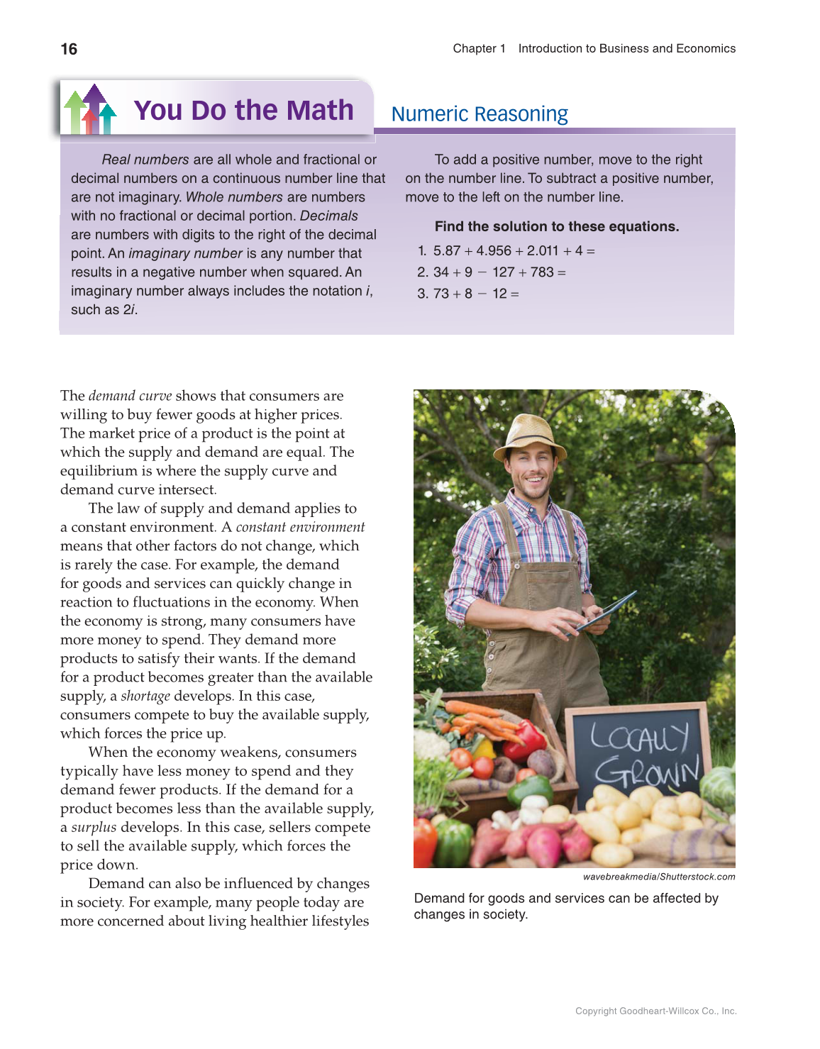 Principles of Business, Marketing, and Finance, 1st Edition page 16