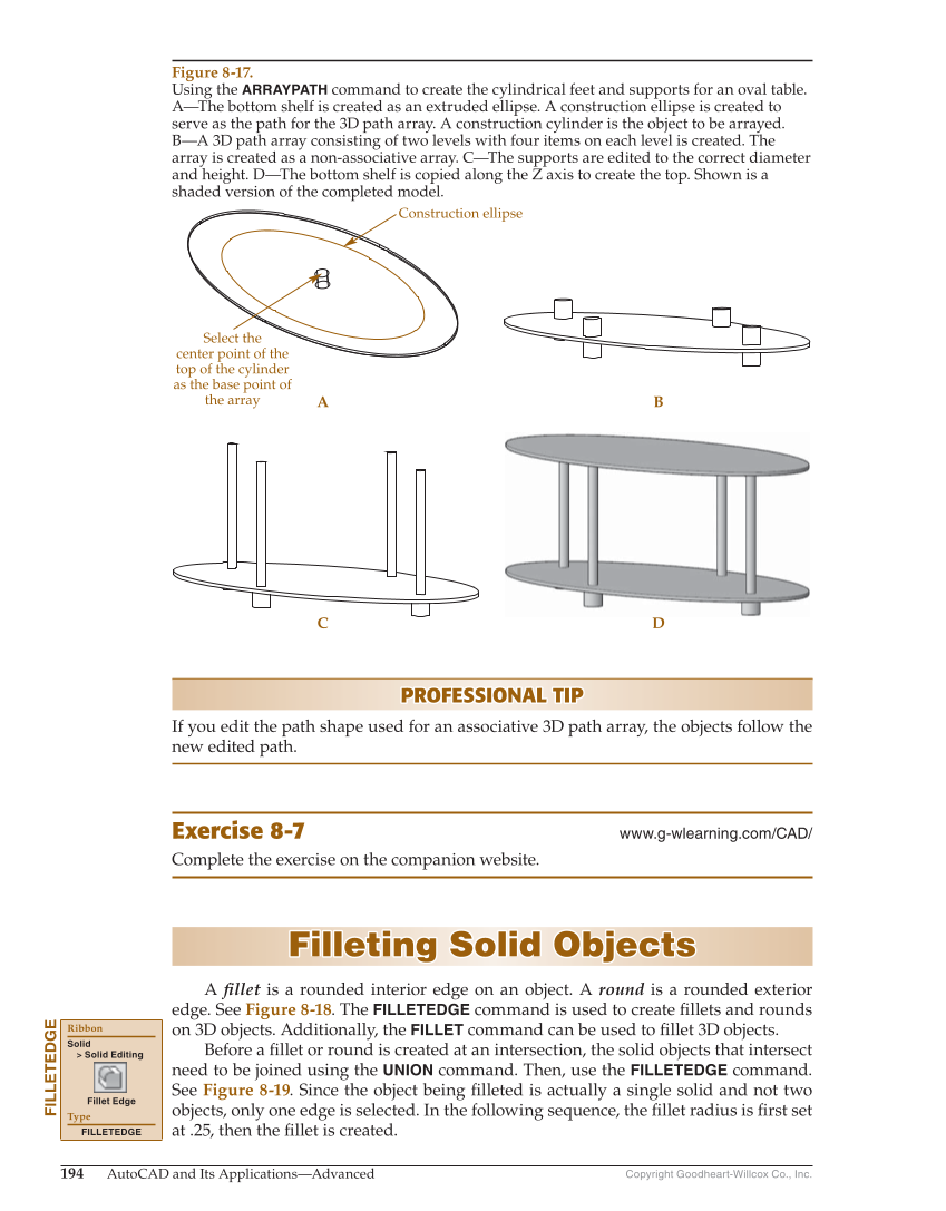 AutoCAD and Its Applications—Comprehensive 2018, 25th Edition page 1244