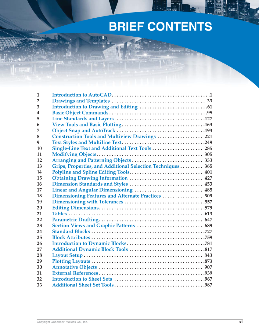 AutoCAD and Its Applications—Comprehensive 2018, 25th Edition page xi