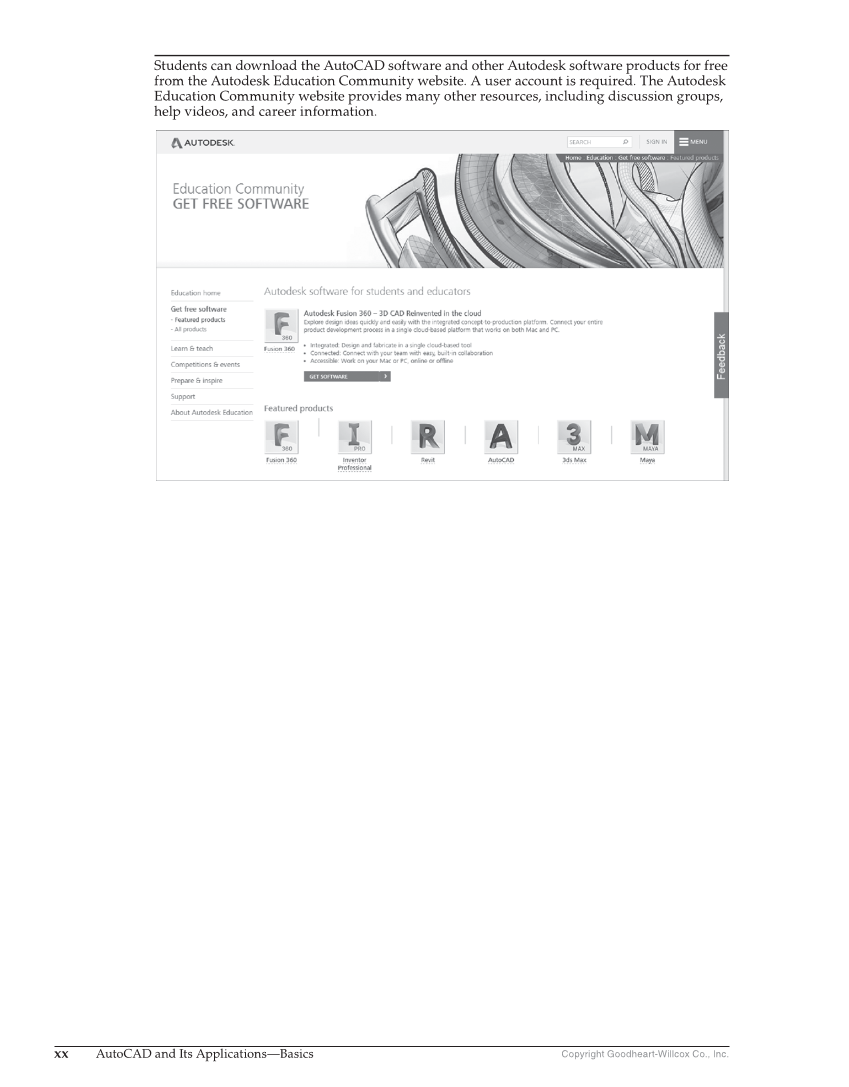 AutoCAD and Its Applications—Comprehensive 2018, 25th Edition page xx