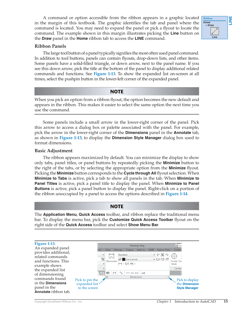 AutoCAD and Its Applications—Comprehensive 2018, 25th Edition page 15
