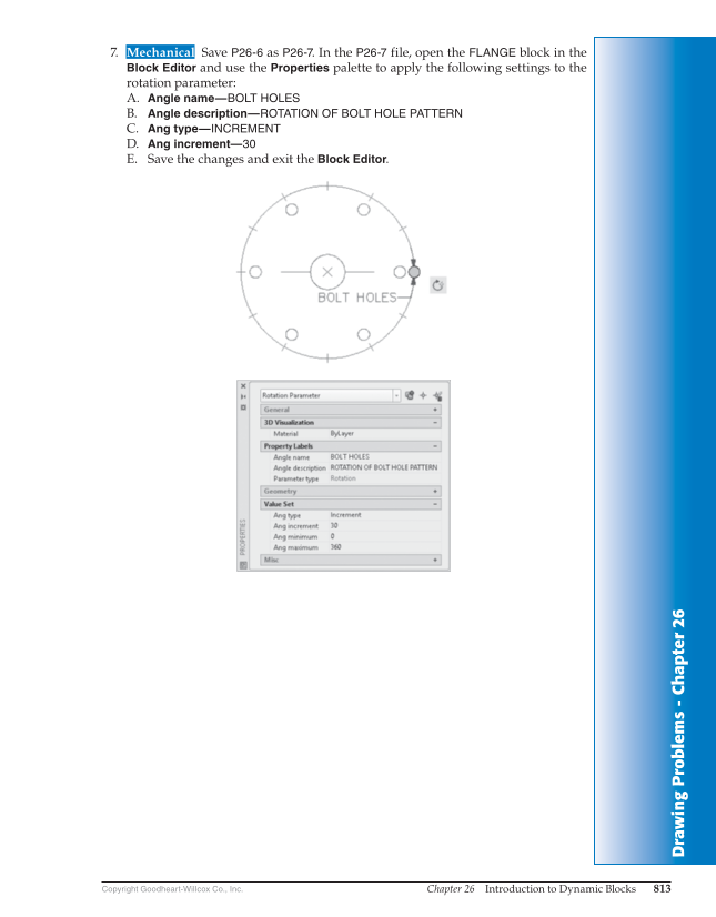 AutoCAD and Its Applications—Comprehensive 2018, 25th Edition page 813