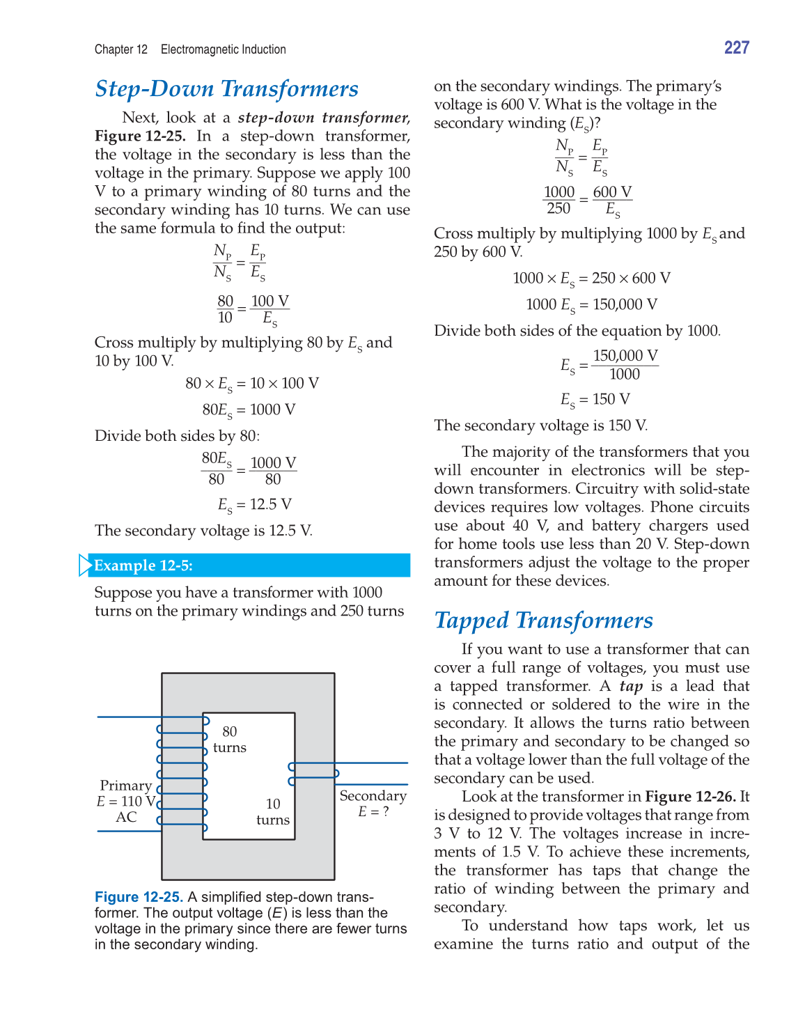 Electricity and Basic Electronics, 8th Edition page 227