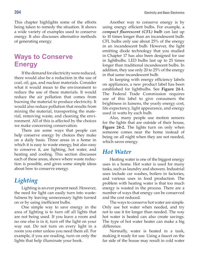 Electricity and Basic Electronics, 8th Edition page 394