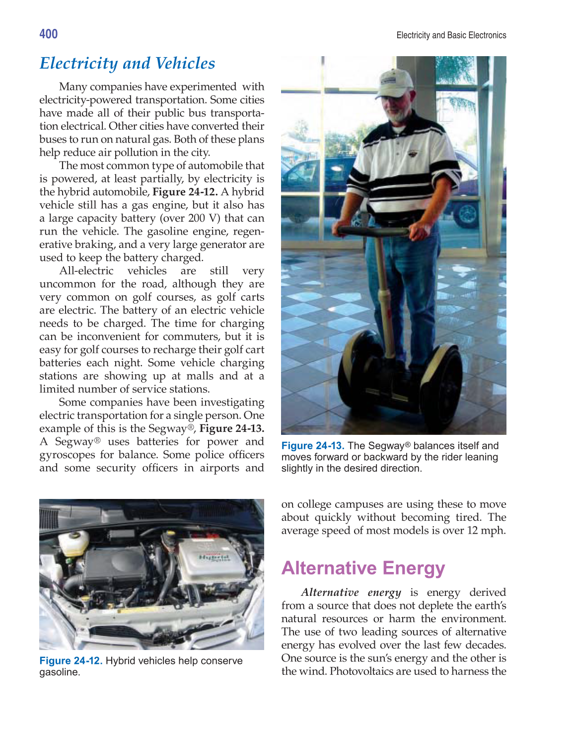 Electricity and Basic Electronics, 8th Edition page 400