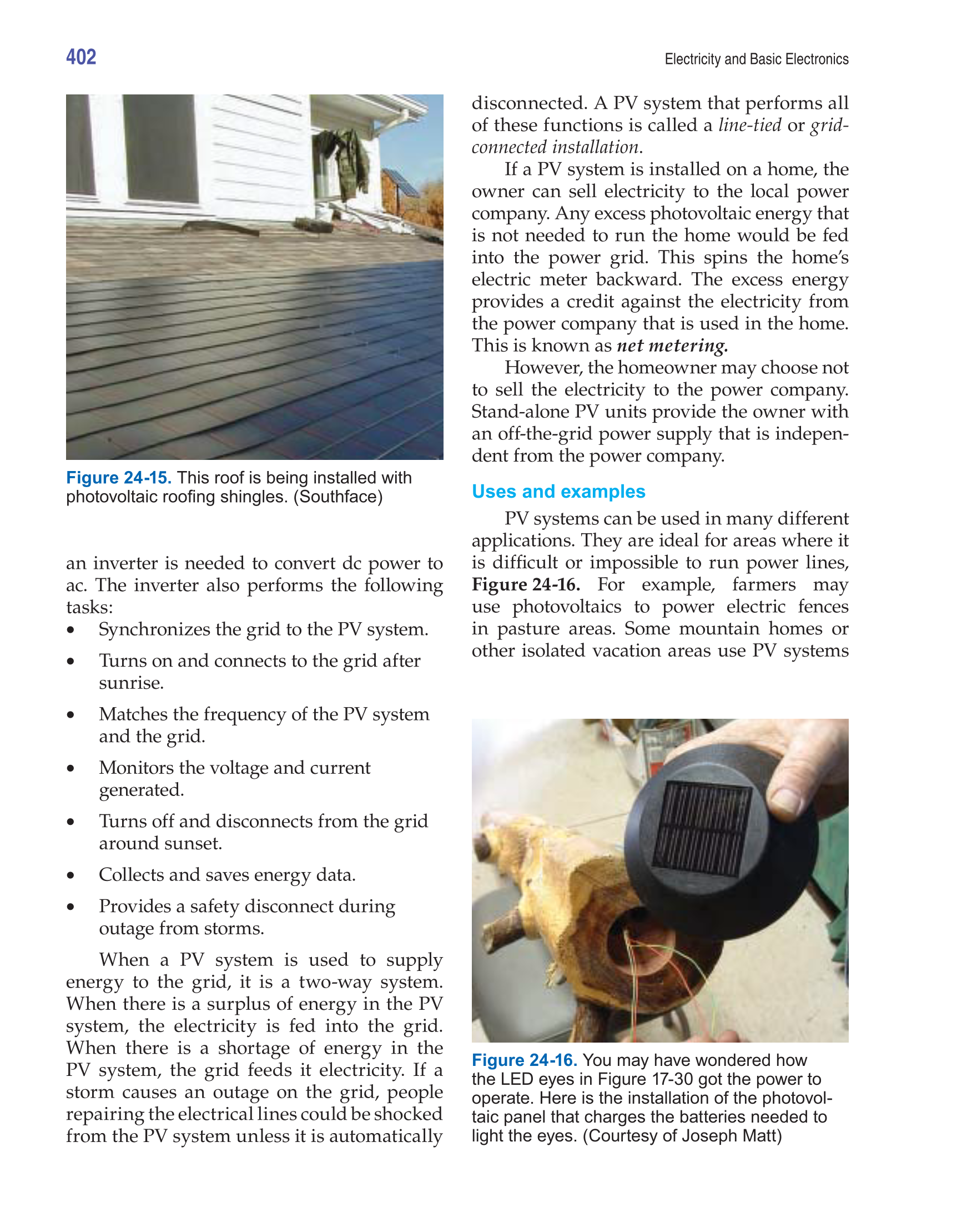 Electricity and Basic Electronics, 8th Edition page 402