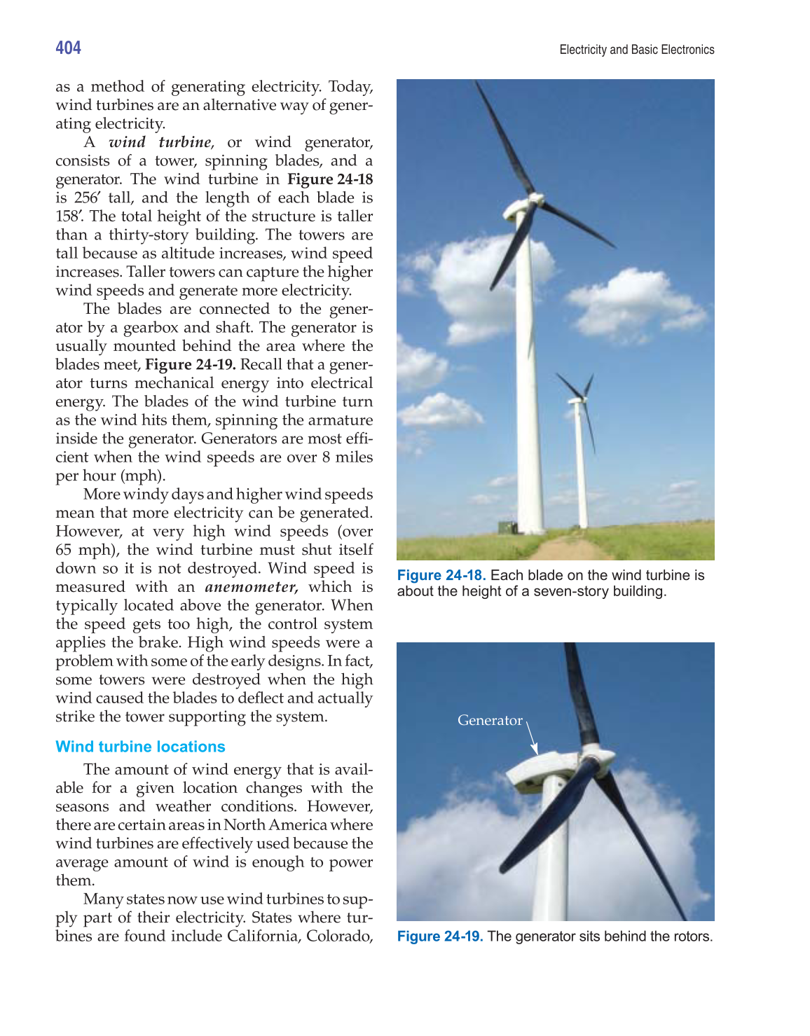 Electricity and Basic Electronics, 8th Edition page 404