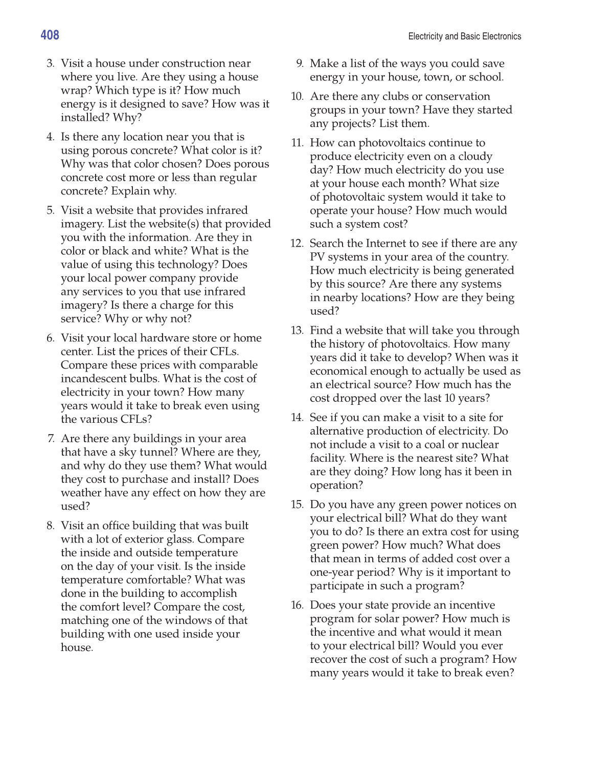 Electricity and Basic Electronics, 8th Edition page 408