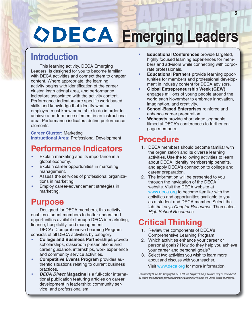 Marketing Dynamics, 3rd Edition page 5