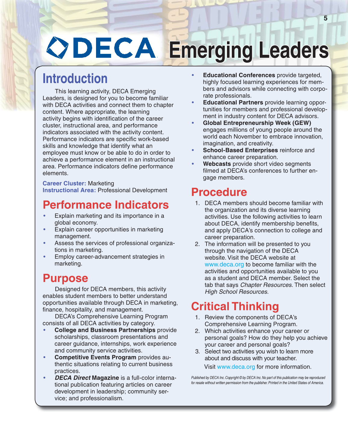 Marketing Dynamics, 3rd Edition page 5