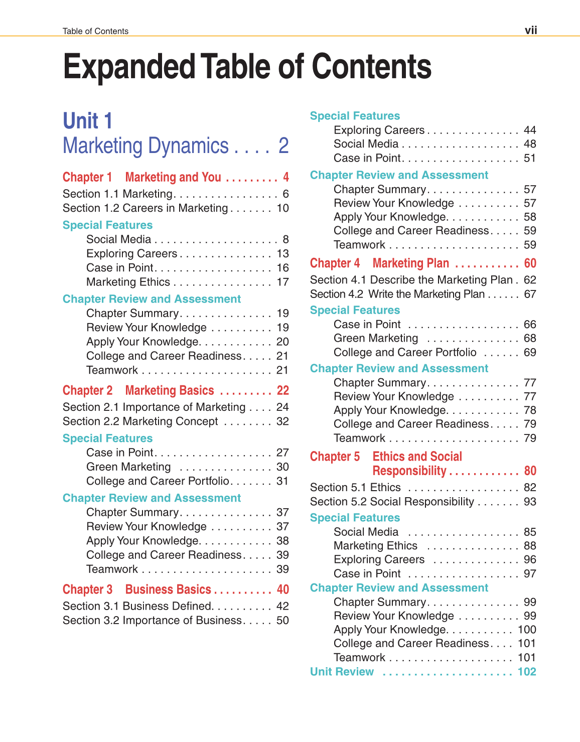 Marketing Dynamics, 3rd Edition page VII