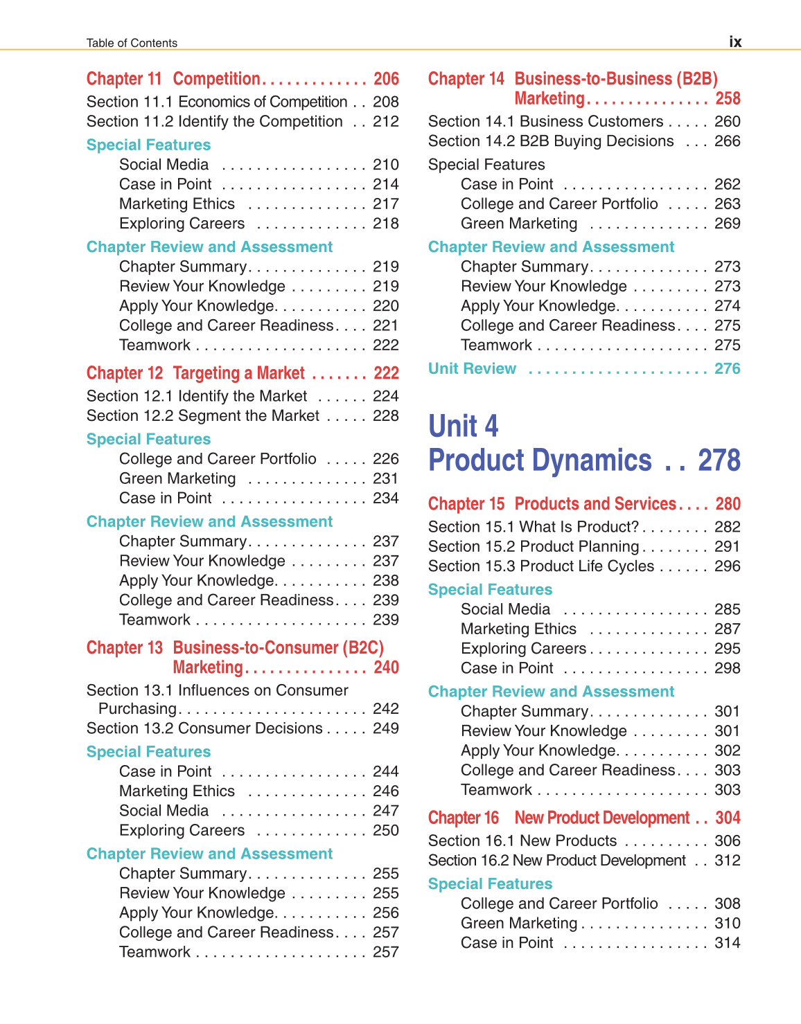 Marketing Dynamics, 3rd Edition page IX