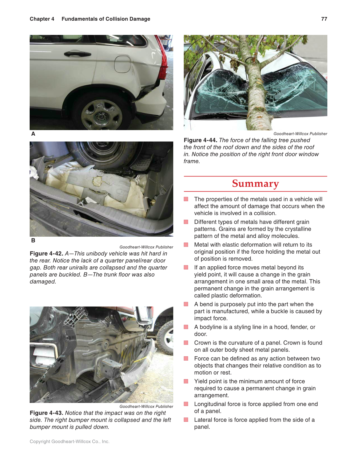 Auto Collision Repair and Refinishing, 2nd Edition page 77