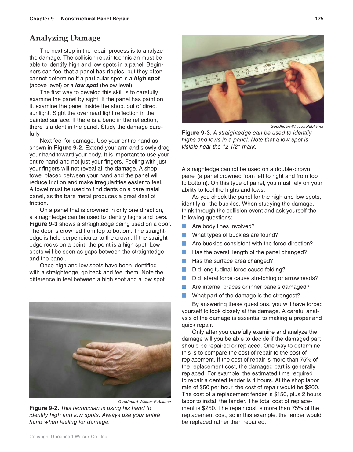 Auto Collision Repair and Refinishing, 2nd Edition page 175