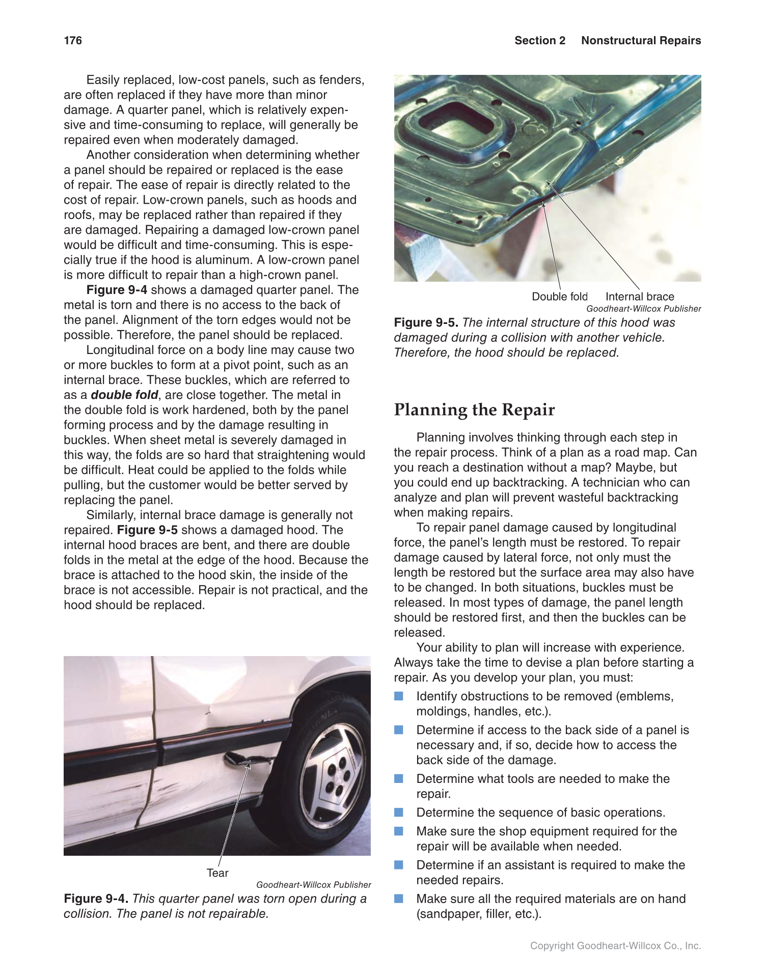 Auto Collision Repair and Refinishing, 2nd Edition page 176