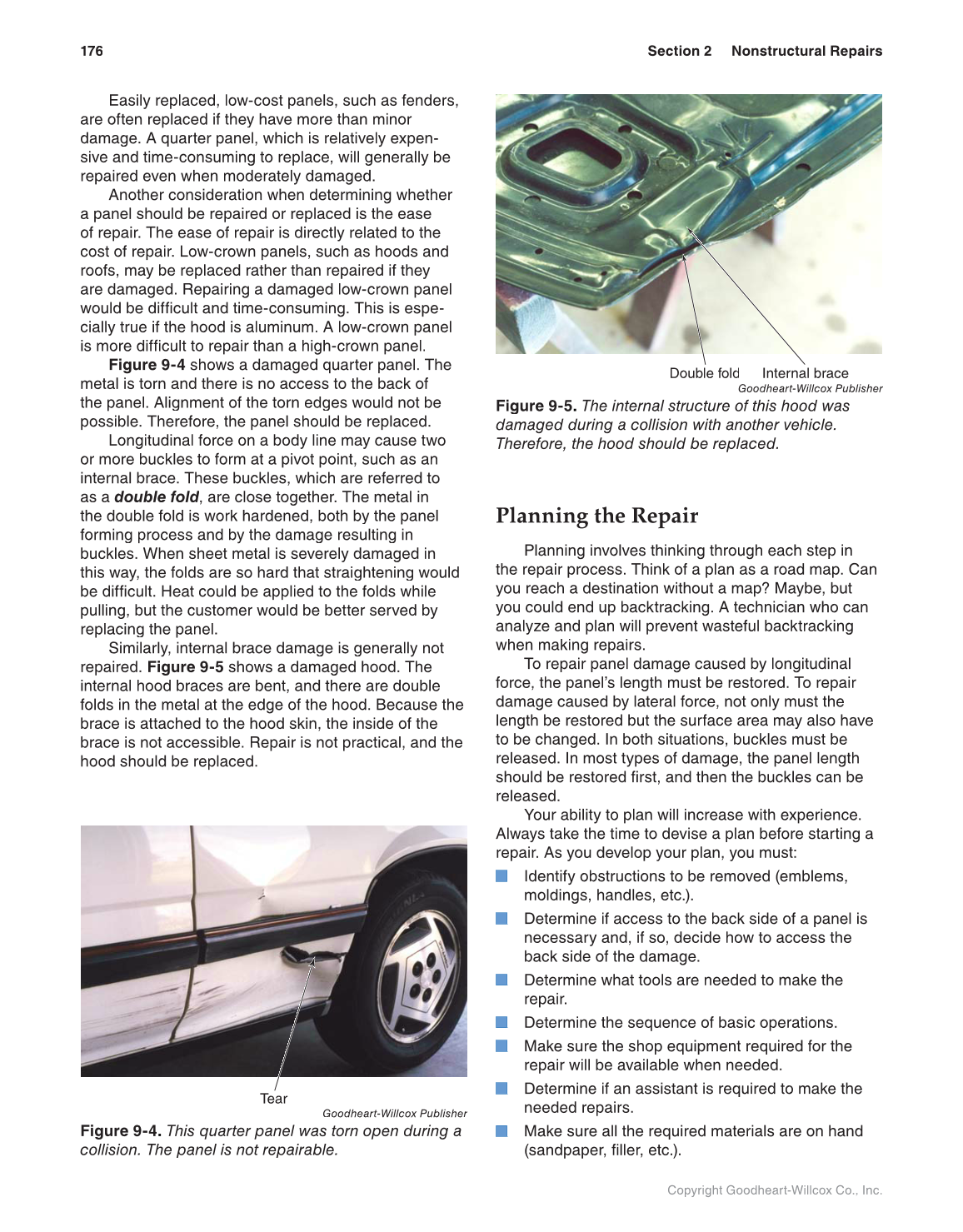 Auto Collision Repair and Refinishing, 2nd Edition page 176