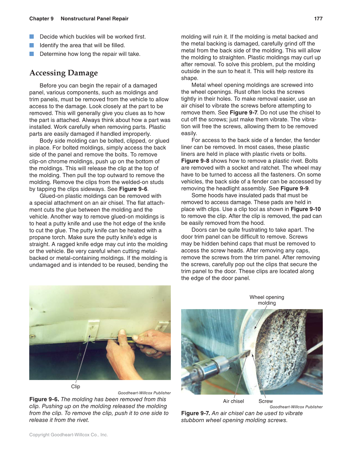 Auto Collision Repair and Refinishing, 2nd Edition page 177