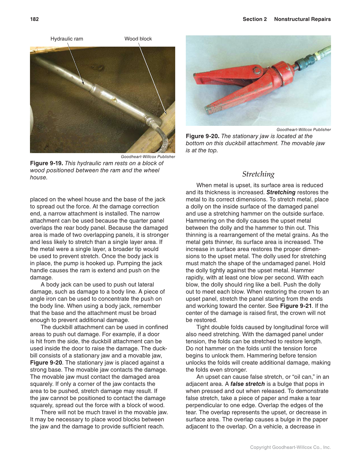 Auto Collision Repair and Refinishing, 2nd Edition page 182