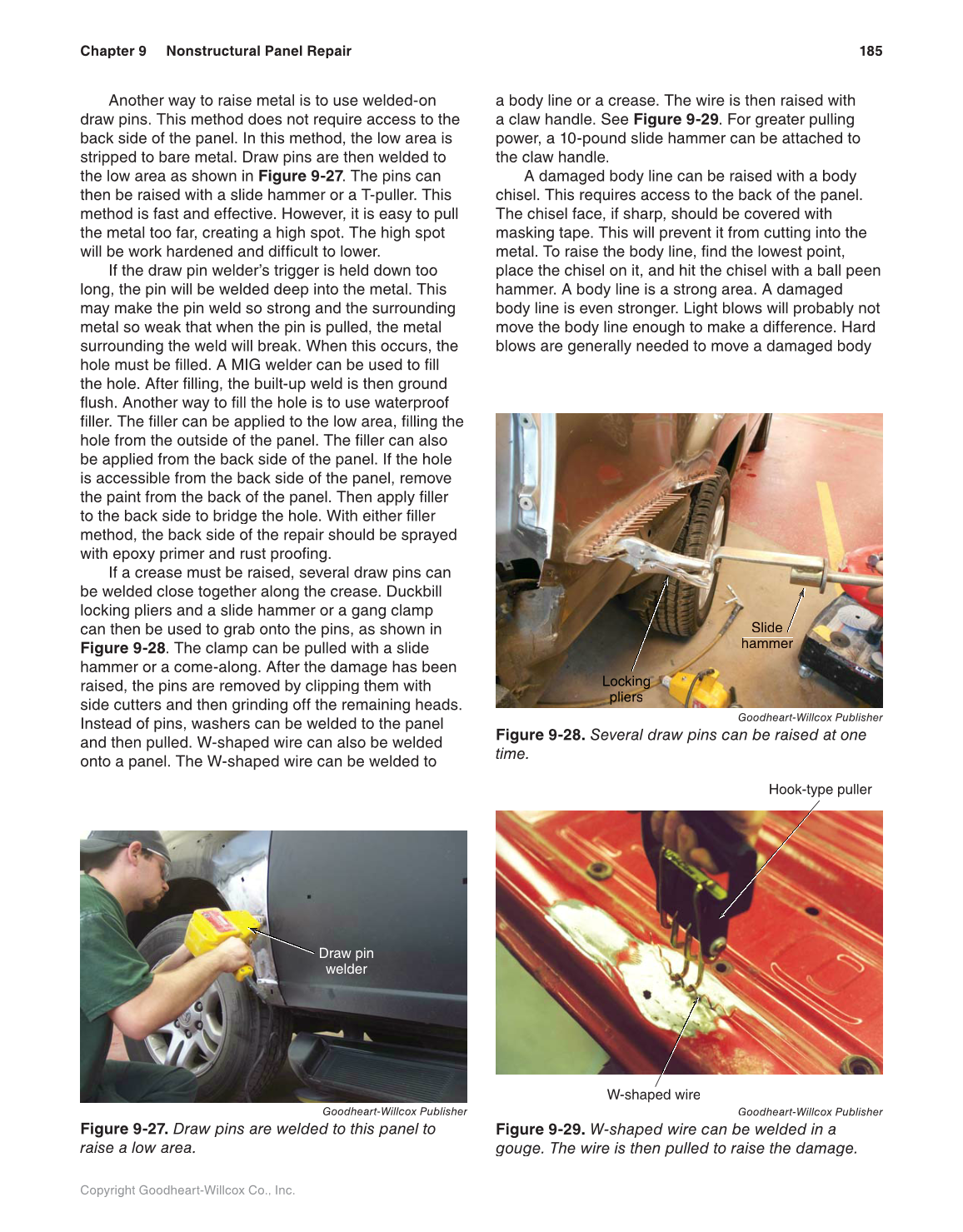 Auto Collision Repair and Refinishing, 2nd Edition page 185