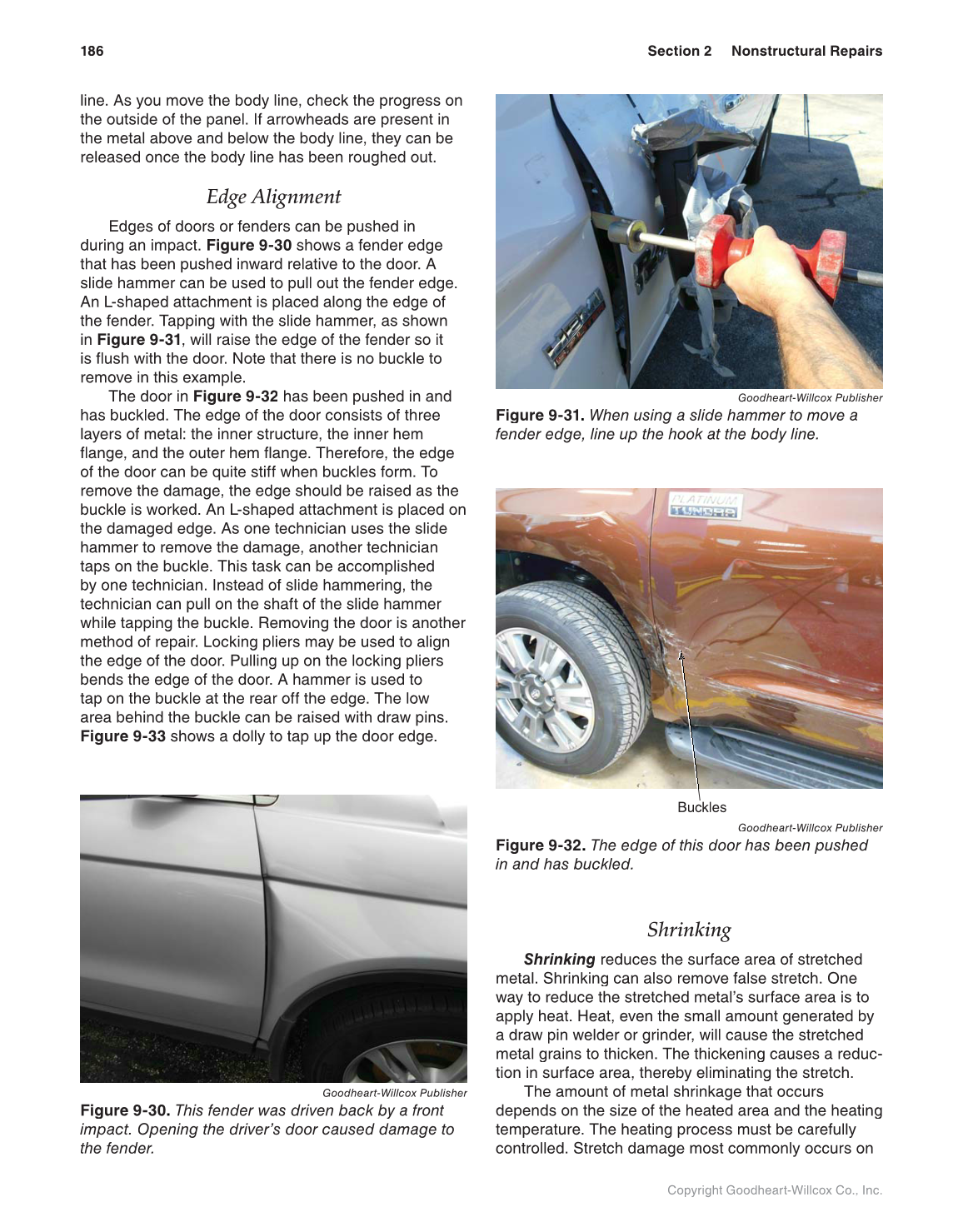 Auto Collision Repair and Refinishing, 2nd Edition page 186