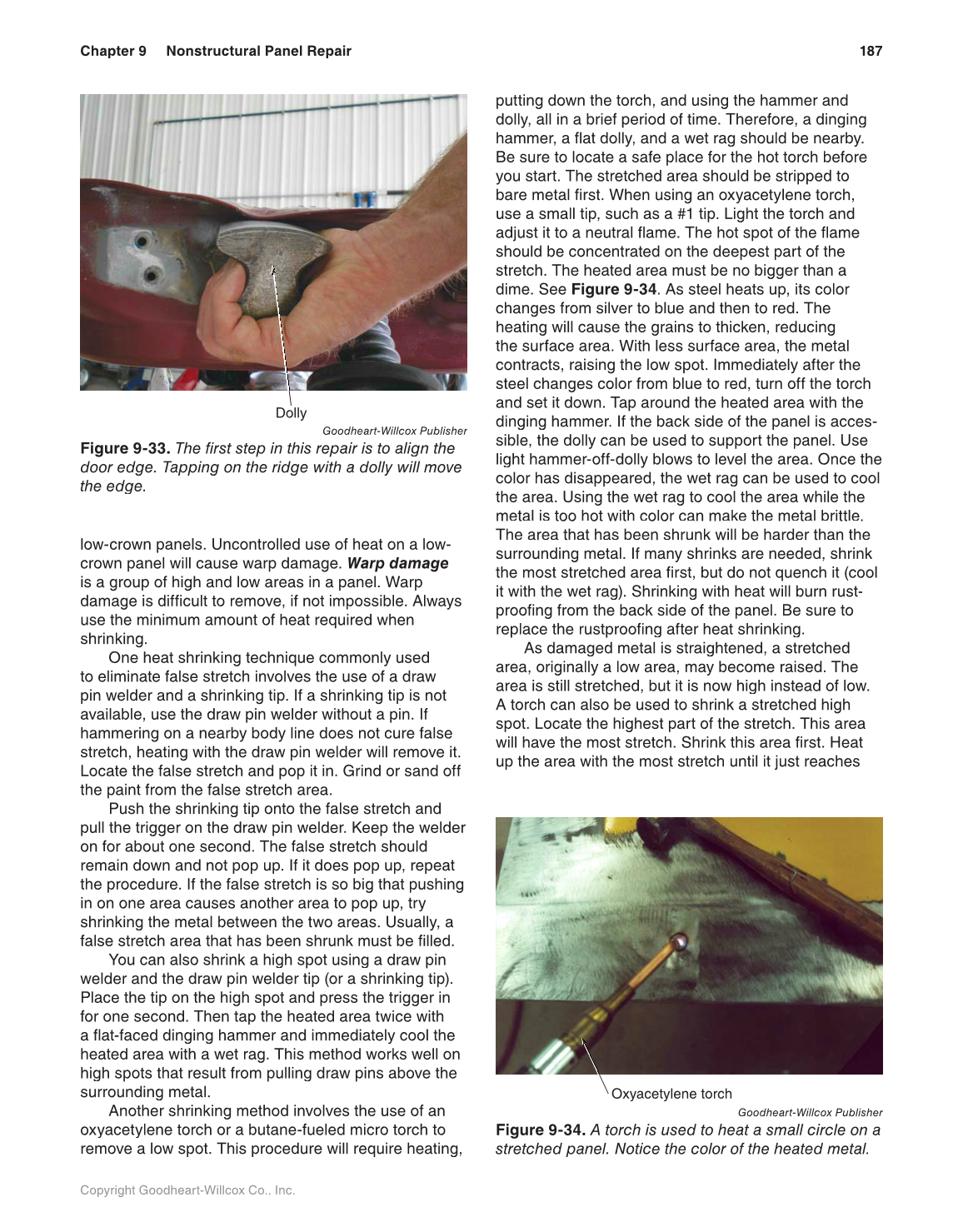 Auto Collision Repair and Refinishing, 2nd Edition page 187