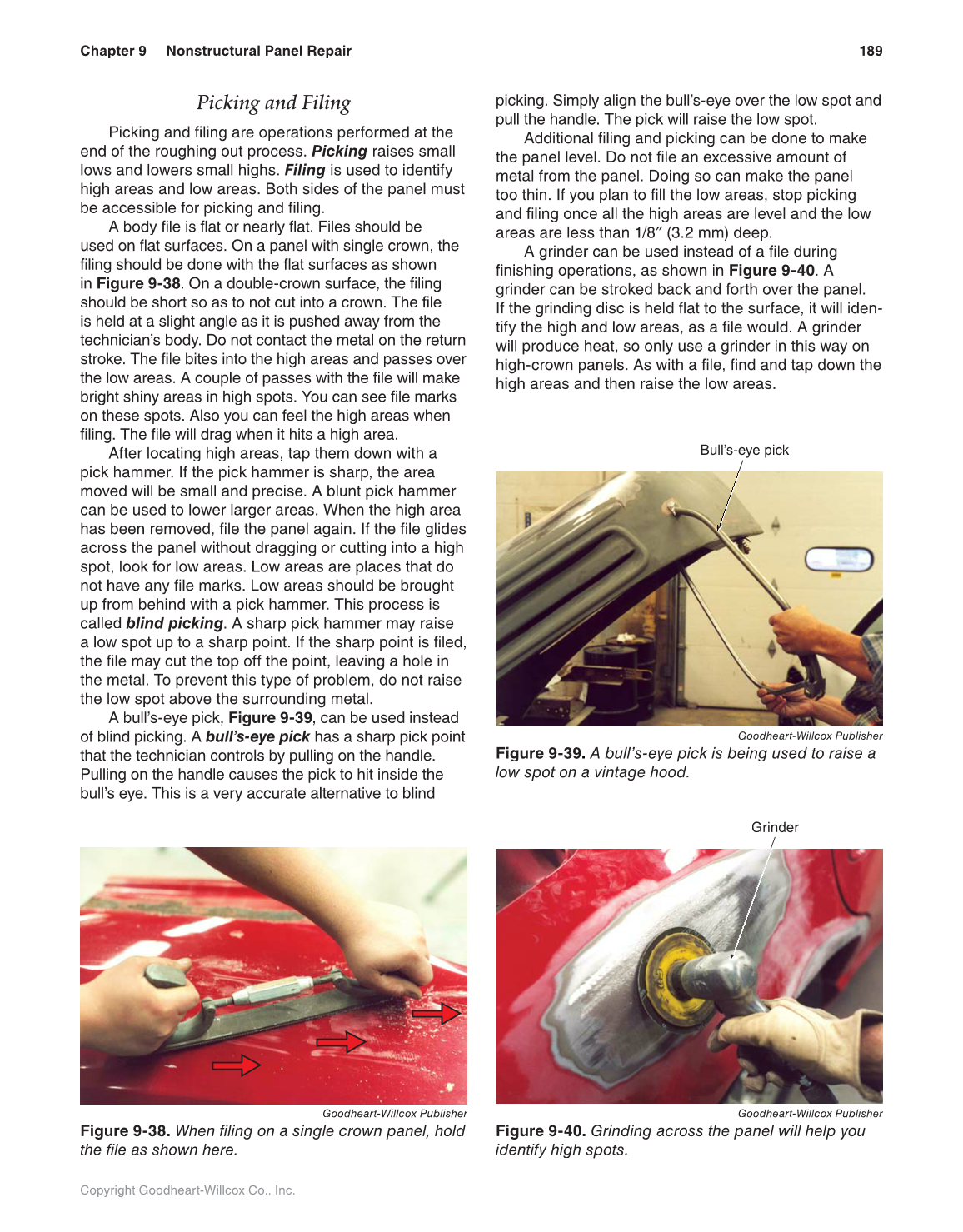 Auto Collision Repair and Refinishing, 2nd Edition page 189