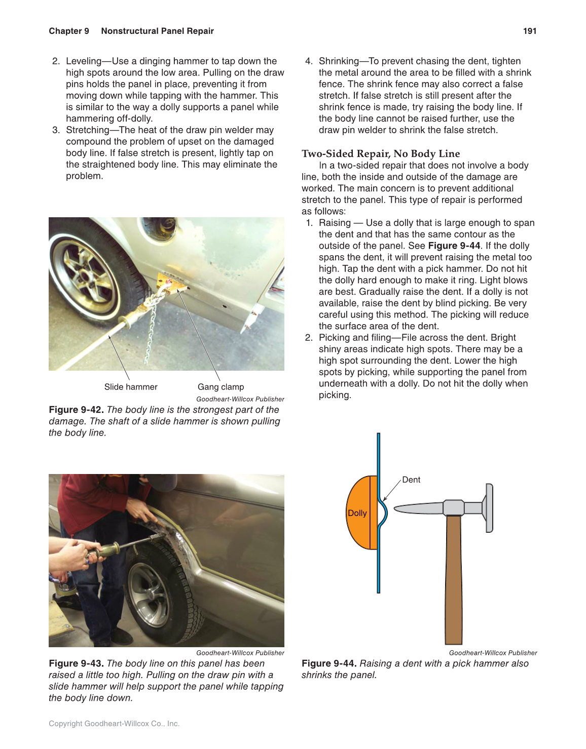 Auto Collision Repair and Refinishing, 2nd Edition page 191