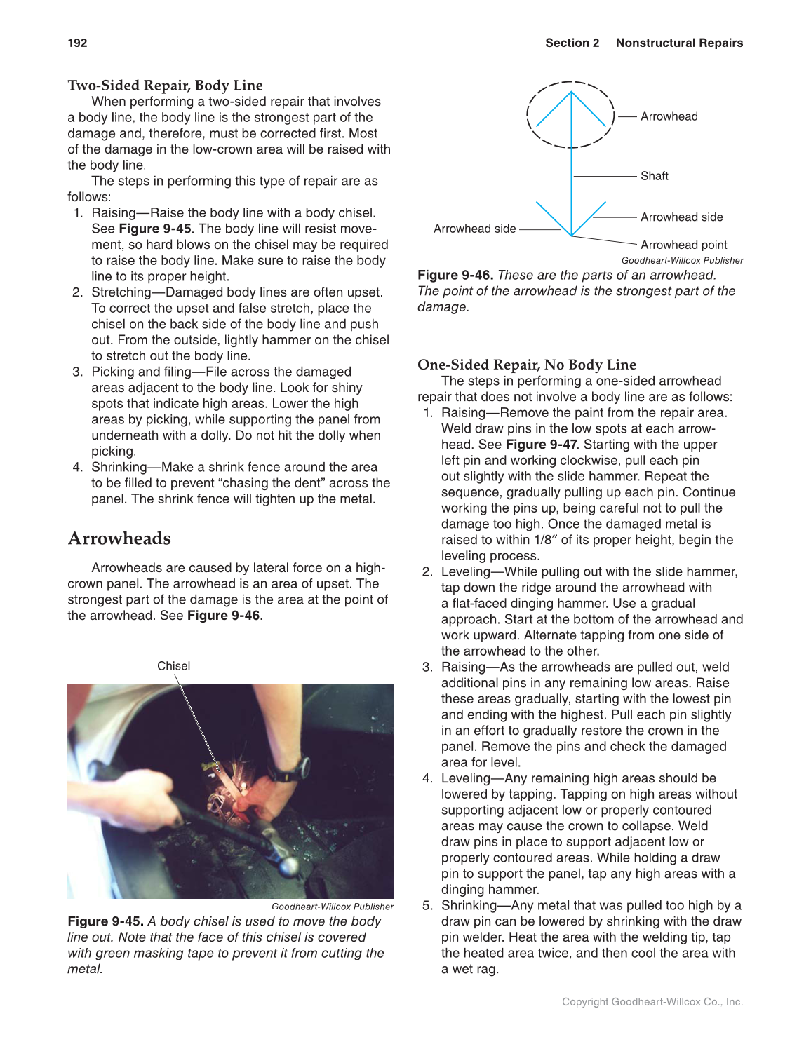 Auto Collision Repair and Refinishing, 2nd Edition page 192