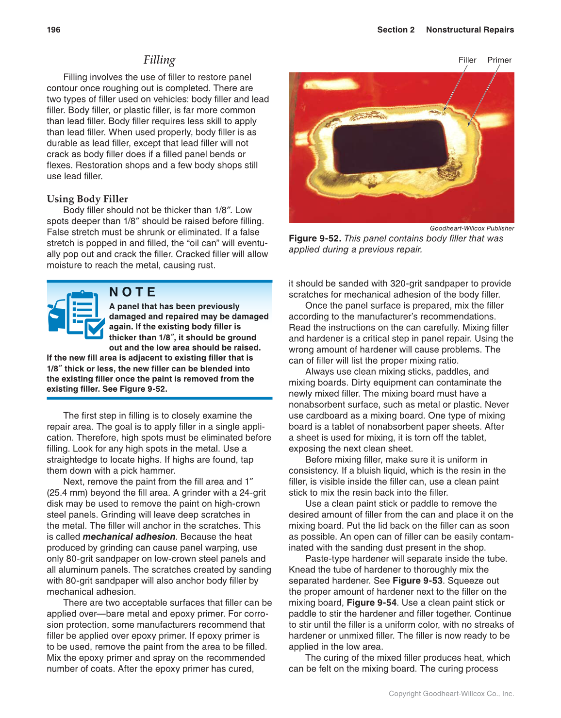 Auto Collision Repair and Refinishing, 2nd Edition page 196