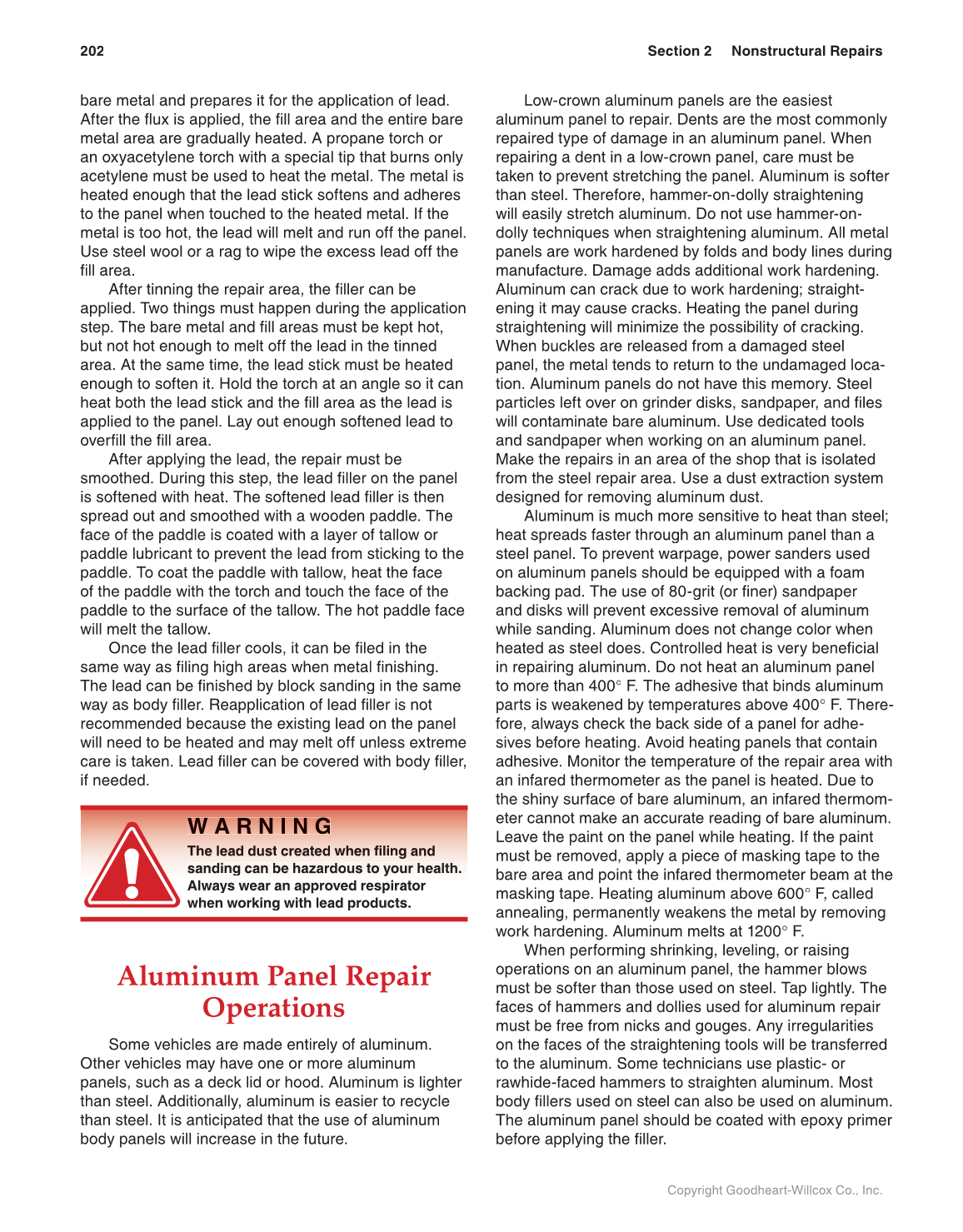 Auto Collision Repair and Refinishing, 2nd Edition page 202