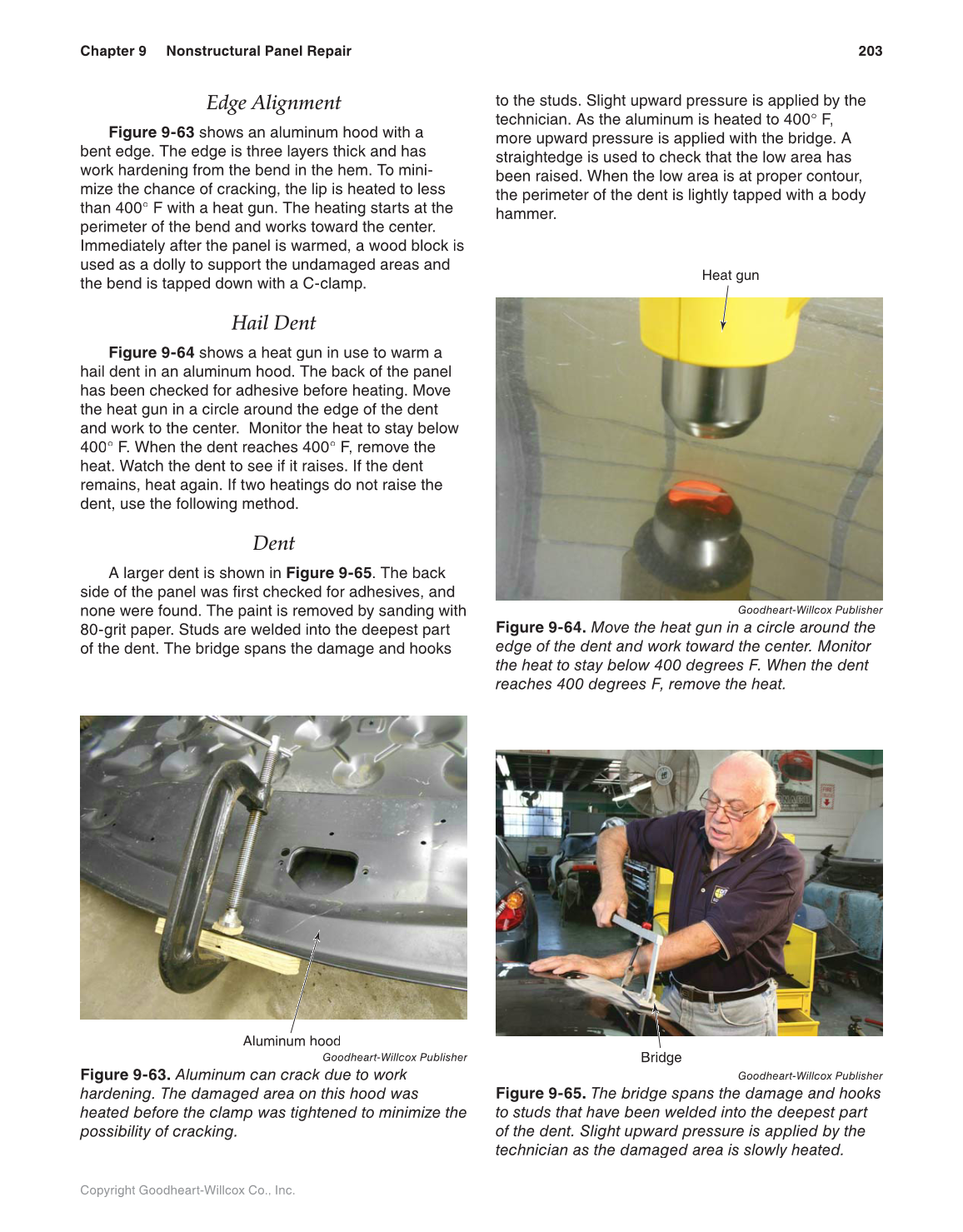 Auto Collision Repair and Refinishing, 2nd Edition page 203