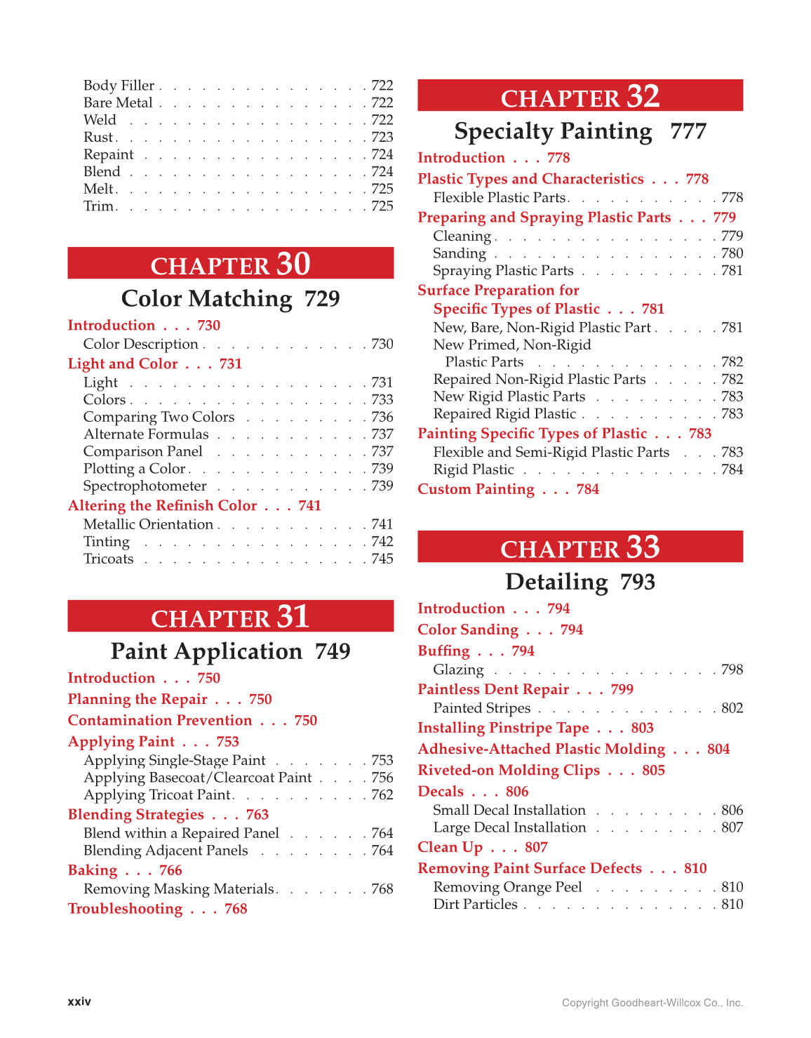Auto Collision Repair and Refinishing, 2nd Edition page xxiv